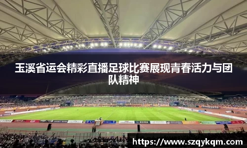 玉溪省运会精彩直播足球比赛展现青春活力与团队精神